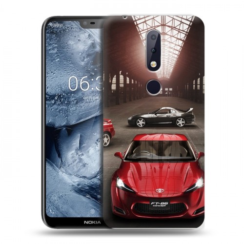 Дизайнерский пластиковый чехол для Nokia 6.1 Plus Toyota