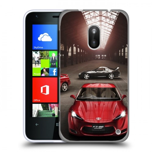 Дизайнерский пластиковый чехол для Nokia Lumia 620 Toyota