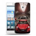 Дизайнерский пластиковый чехол для Huawei Ascend D2 Toyota