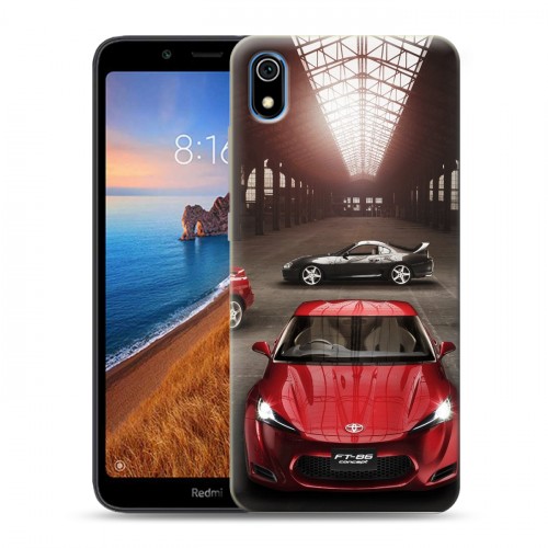 Дизайнерский силиконовый чехол для Xiaomi RedMi 7A Toyota