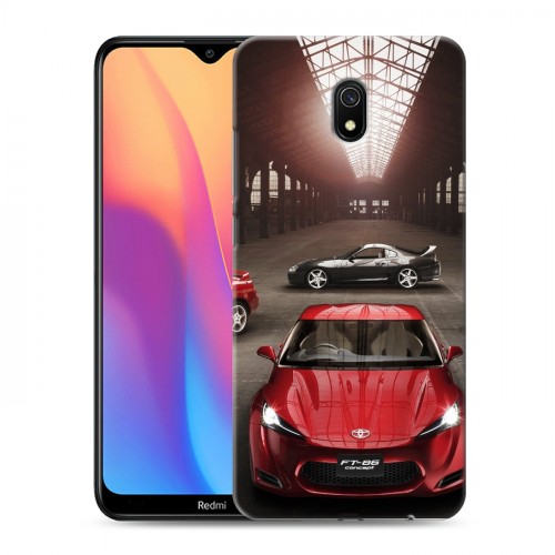 Дизайнерский силиконовый с усиленными углами чехол для Xiaomi RedMi 8A Toyota