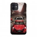 Дизайнерский силиконовый чехол для Iphone 12 Toyota