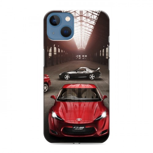 Дизайнерский силиконовый чехол для Iphone 13 Toyota