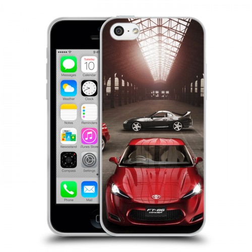 Дизайнерский пластиковый чехол для Iphone 5c Toyota