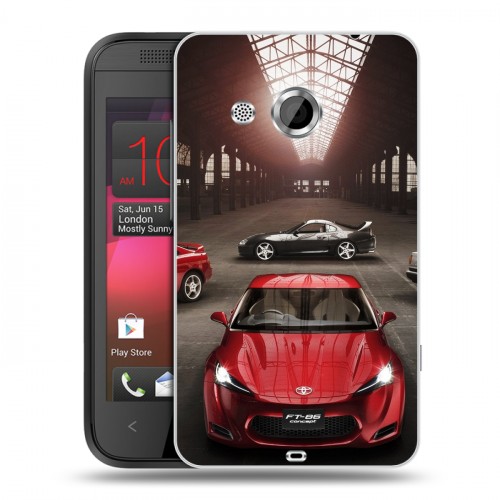 Дизайнерский пластиковый чехол для HTC Desire 200 Toyota