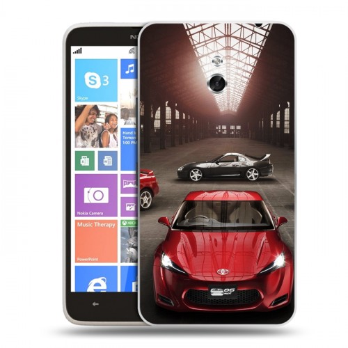 Дизайнерский пластиковый чехол для Nokia Lumia 1320 Toyota