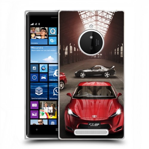 Дизайнерский пластиковый чехол для Nokia Lumia 830 Toyota