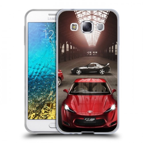 Дизайнерский пластиковый чехол для Samsung Galaxy E5 Toyota