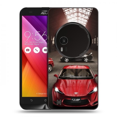 Дизайнерский силиконовый чехол для Asus Zenfone Zoom Toyota