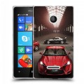 Дизайнерский пластиковый чехол для Microsoft Lumia 435 Toyota