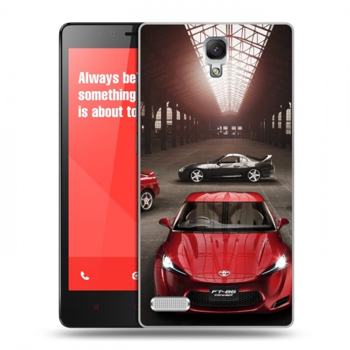 Дизайнерский силиконовый чехол для Xiaomi RedMi Note Toyota