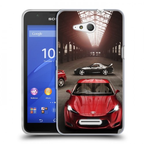 Дизайнерский пластиковый чехол для Sony Xperia E4g Toyota