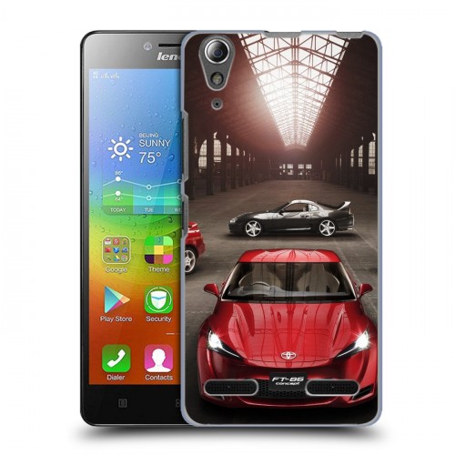 Дизайнерский пластиковый чехол для Lenovo A6000 Toyota