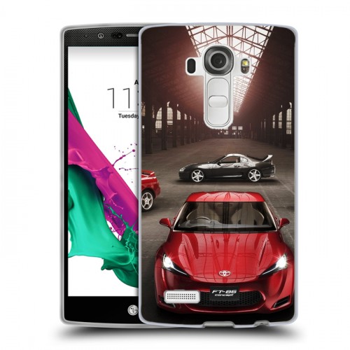 Дизайнерский пластиковый чехол для LG G4 Toyota