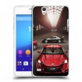 Дизайнерский пластиковый чехол для Sony Xperia C4 Toyota