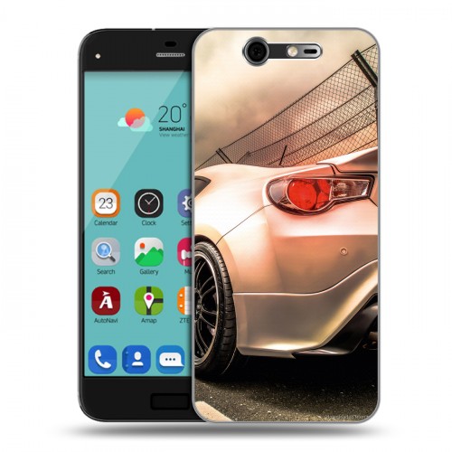 Дизайнерский силиконовый чехол для ZTE Blade S7 Toyota