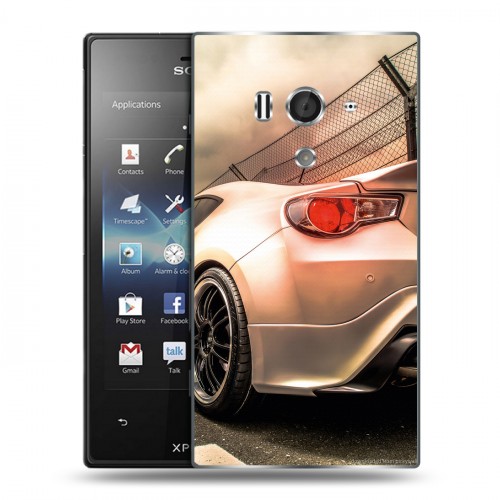 Дизайнерский пластиковый чехол для Sony Xperia acro S Toyota