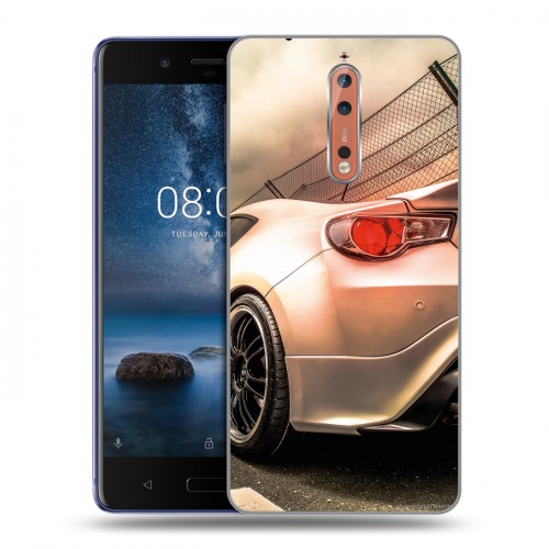 Дизайнерский пластиковый чехол для Nokia 8 Toyota