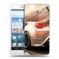 Дизайнерский пластиковый чехол для Huawei Ascend D2 Toyota