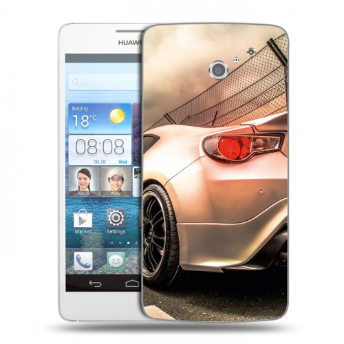 Дизайнерский пластиковый чехол для Huawei Ascend D2 Toyota