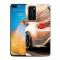 Дизайнерский силиконовый с усиленными углами чехол для Huawei P40 Toyota