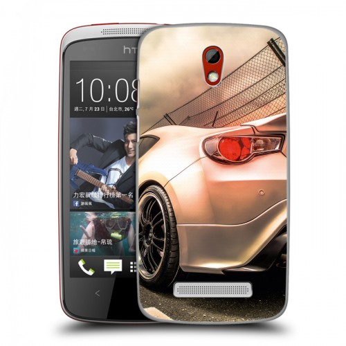 Дизайнерский пластиковый чехол для HTC Desire 500 Toyota