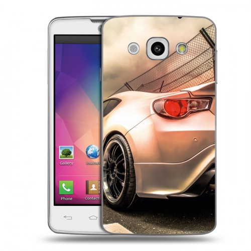 Дизайнерский пластиковый чехол для LG L60 Toyota