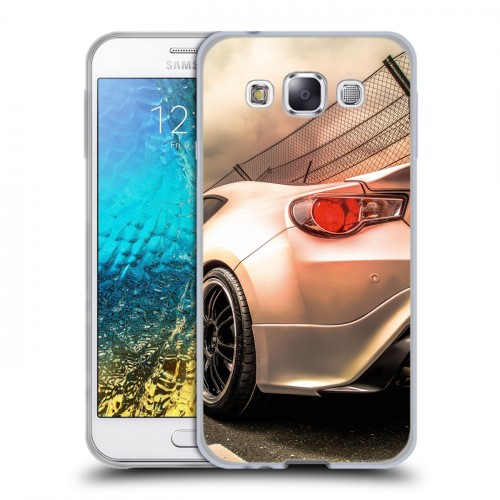 Дизайнерский пластиковый чехол для Samsung Galaxy E5 Toyota