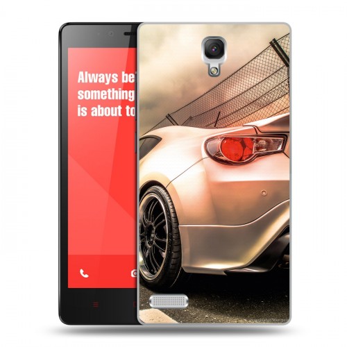 Дизайнерский силиконовый чехол для Xiaomi RedMi Note Toyota