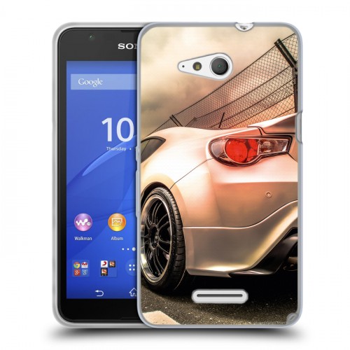 Дизайнерский пластиковый чехол для Sony Xperia E4g Toyota