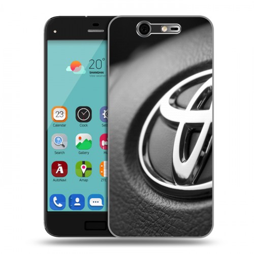 Дизайнерский силиконовый чехол для ZTE Blade S7 Toyota