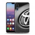 Дизайнерский силиконовый с усиленными углами чехол для Huawei P20 Pro Toyota