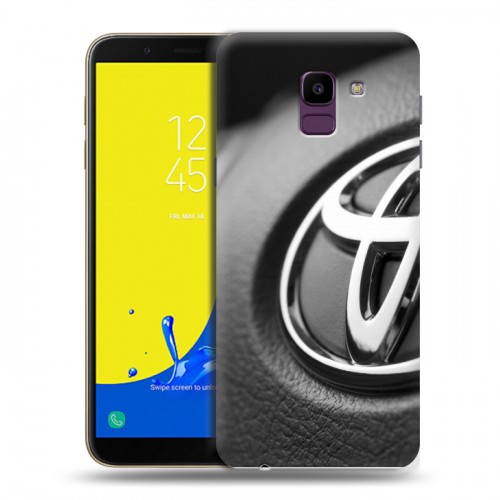 Дизайнерский пластиковый чехол для Samsung Galaxy J6 Toyota