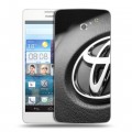 Дизайнерский пластиковый чехол для Huawei Ascend D2 Toyota