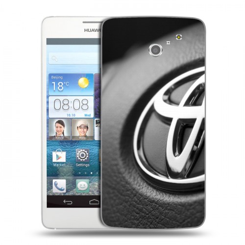 Дизайнерский пластиковый чехол для Huawei Ascend D2 Toyota