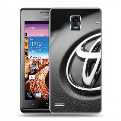 Дизайнерский пластиковый чехол для Huawei Ascend P1 Toyota