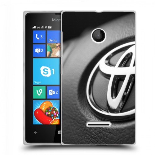 Дизайнерский пластиковый чехол для Microsoft Lumia 435 Toyota