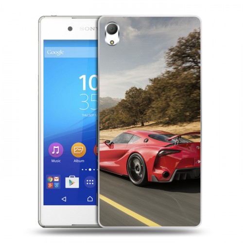 Дизайнерский пластиковый чехол для Sony Xperia Z3+ Toyota