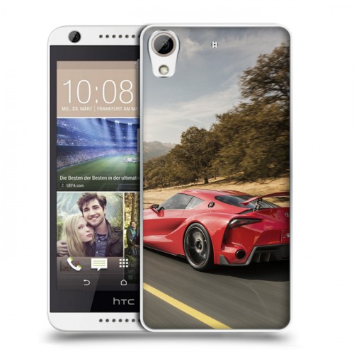 Дизайнерский силиконовый чехол для HTC Desire 626 Toyota