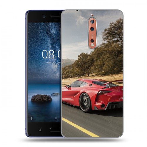 Дизайнерский пластиковый чехол для Nokia 8 Toyota