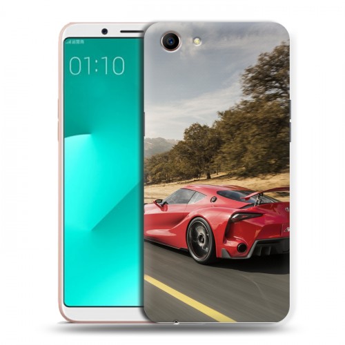 Дизайнерский пластиковый чехол для OPPO A83 Toyota