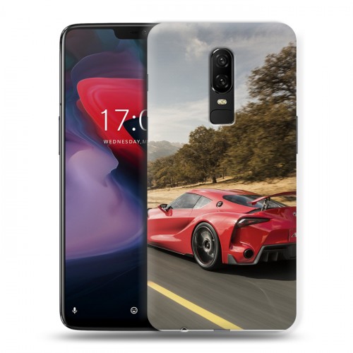 Дизайнерский пластиковый чехол для OnePlus 6 Toyota