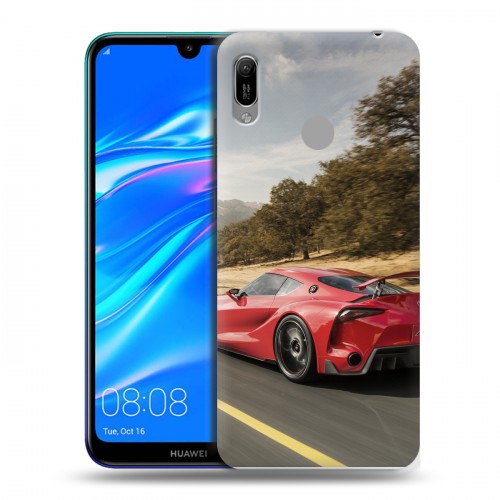 Дизайнерский пластиковый чехол для Huawei Y6 (2019) Toyota