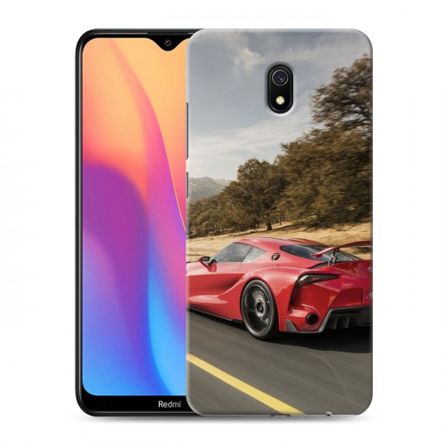 Дизайнерский силиконовый с усиленными углами чехол для Xiaomi RedMi 8A Toyota