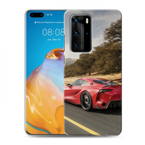 Дизайнерский пластиковый чехол для Huawei P40 Pro Toyota