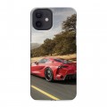 Дизайнерский силиконовый чехол для Iphone 12 Toyota