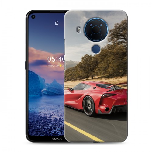 Дизайнерский силиконовый чехол для Nokia 5.4 Toyota