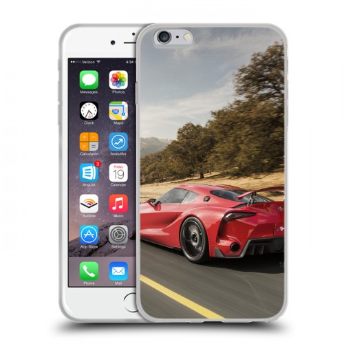 Дизайнерский силиконовый чехол для Iphone 6 Plus/6s Plus Toyota