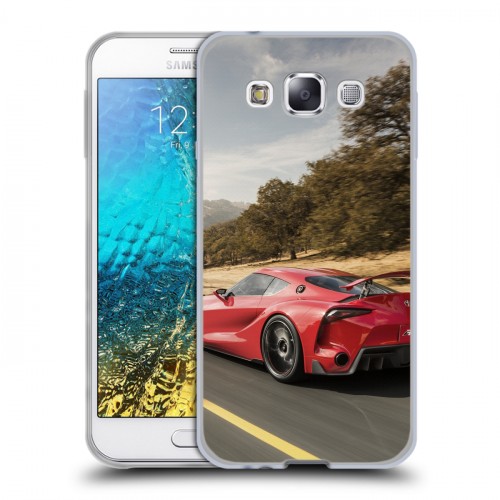 Дизайнерский пластиковый чехол для Samsung Galaxy E5 Toyota