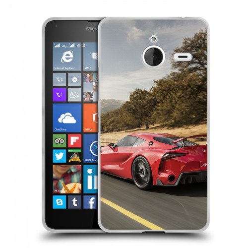 Дизайнерский пластиковый чехол для Microsoft Lumia 640 XL Toyota